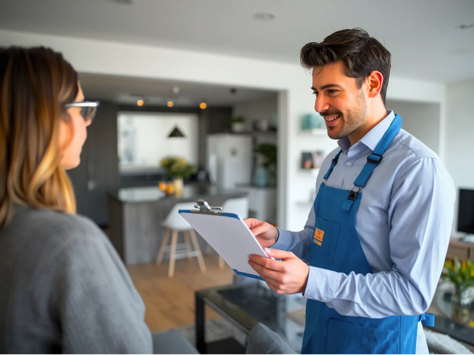 Professional Tenancy Cleaner is discussing step-by-step checklist